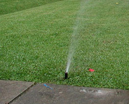 a sprinkler installation done by our South Houston irrigation repair pros